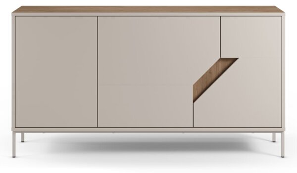 MUZZA Komoda LOU 150 x 80 cm béžová