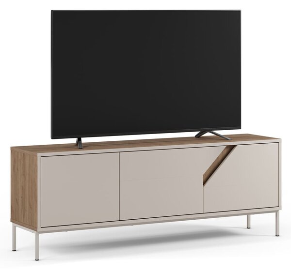MUZZA TV stolík LOU 150 x 55 cm béžový