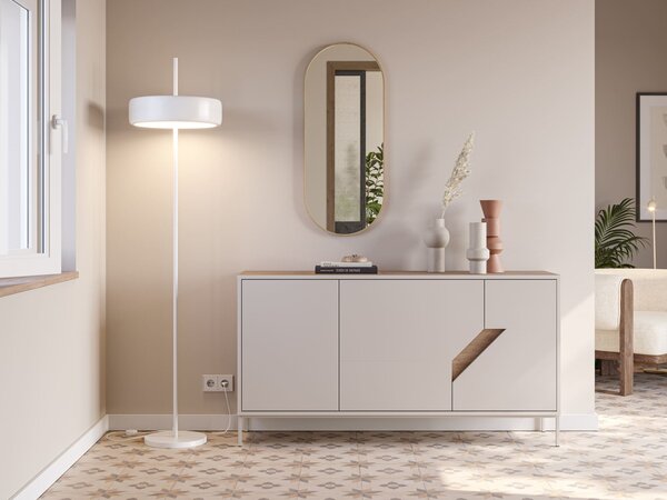 MUZZA Komoda LOU 150 x 80 cm béžová
