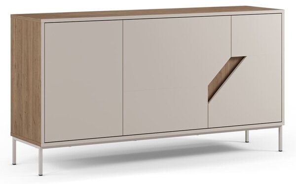 MUZZA Komoda LOU 150 x 80 cm béžová