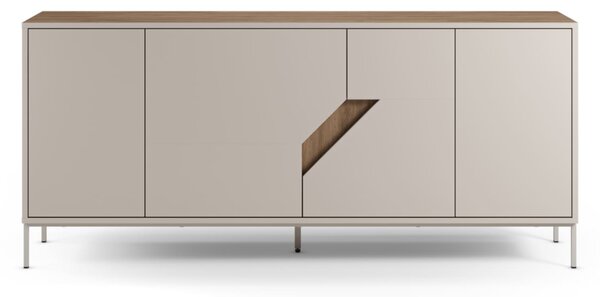 MUZZA Komoda LOU 180 x 80 cm béžová