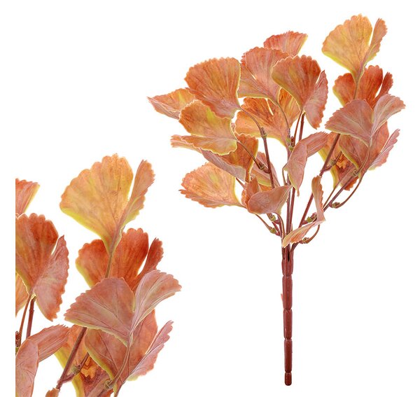 Ginkgo biloba, umelá kvetina, hnedo oranžová 23x32x12cm