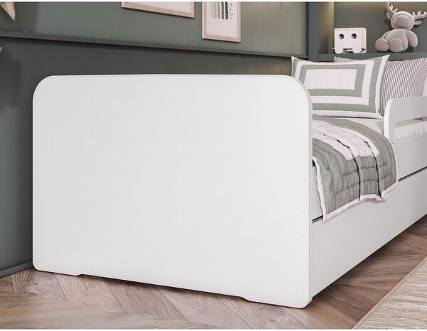 Biela detská posteľ s matracom/s roštom 80x160 cm Duuli – ELTAP
