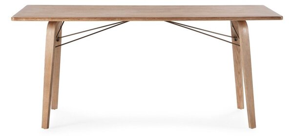 Jedálenský stôl s doskou v dubovom dekore 90x180 cm Lujan – MOME