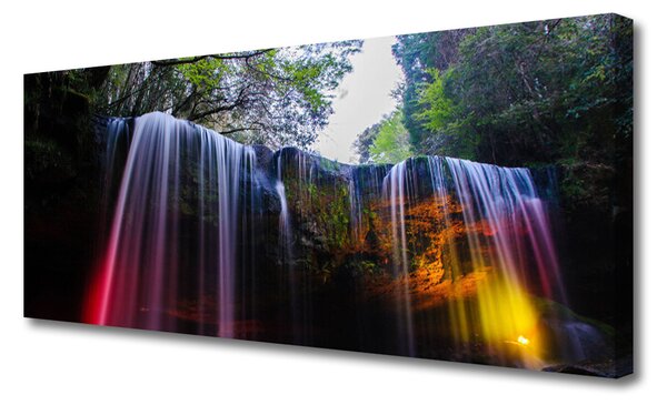 Obraz na plátne Vodopád príroda 125x50 cm