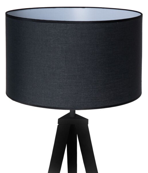 MUZZA Stojacia lampa TIGA 163 cm čierna
