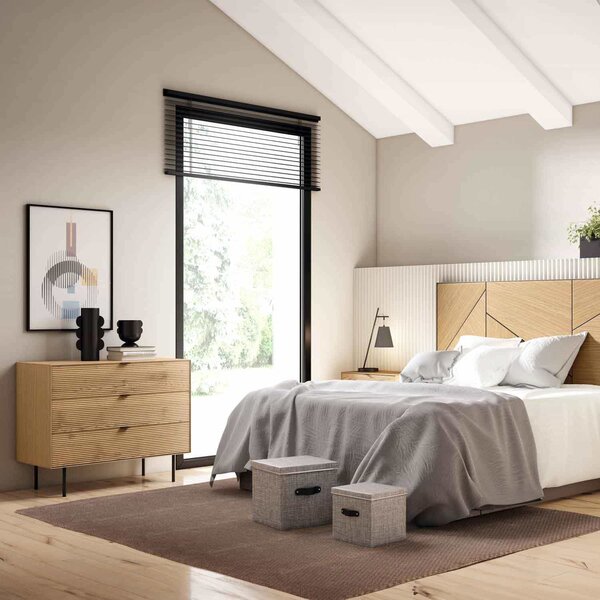 MUZZA Komoda KAYU 100 x 40 cm prírodná