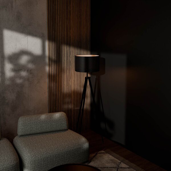 MUZZA Stojacia lampa TIGA 163 cm biela