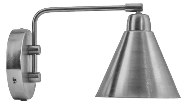 MUZZA Nástenná lampa PERAK 30 cm strieborná