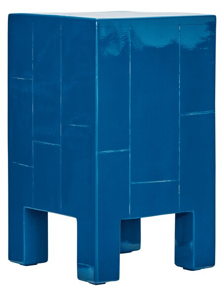 MUZZA Odkladací stolík BIRU 50 x 30 cm modrý