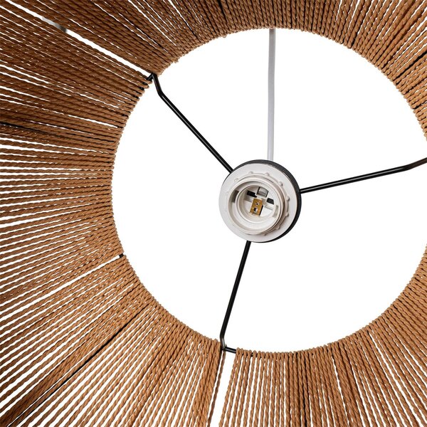 MUZZA Závesná lampa SENSES Ø 50 cm prírodná