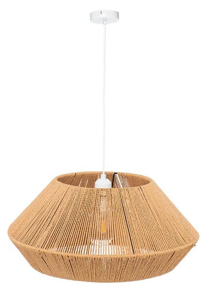 MUZZA Závesná lampa SENSES Ø 50 cm prírodná