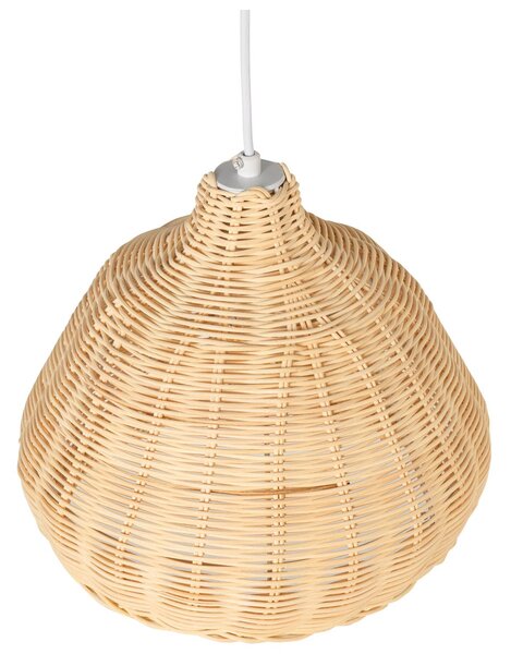 MUZZA Závesná lampa RASER Ø 30 cm prírodná