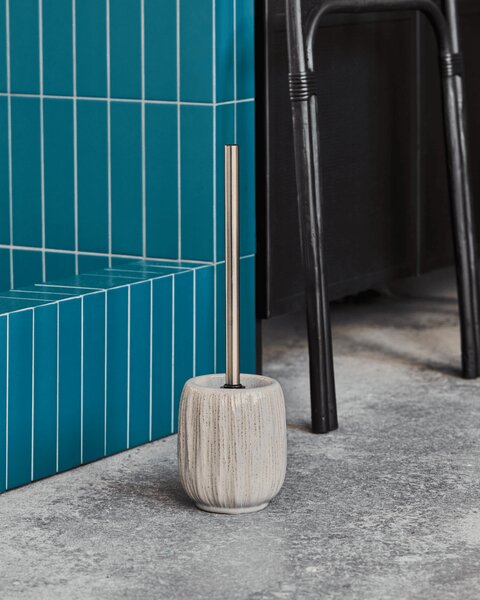 MUZZA Toaletná kefa TITIK modro-béžová