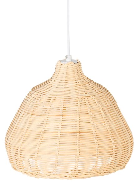 MUZZA Závesná lampa RASER Ø 30 cm prírodná