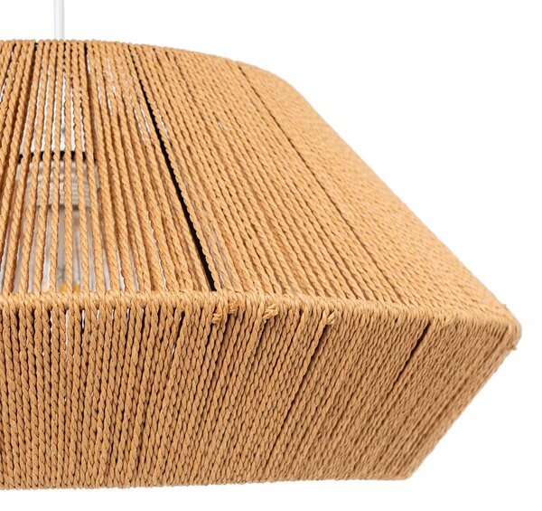 MUZZA Závesná lampa SENSES Ø 50 cm prírodná