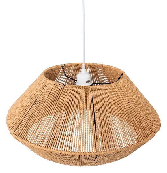 MUZZA Závesná lampa SENSES Ø 50 cm prírodná