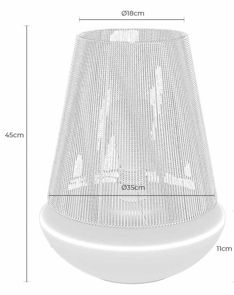 MUZZA Stolová lampa BERIS prírodná