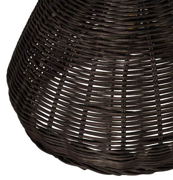 MUZZA Závesná lampa RASER Ø 30 cm čierna