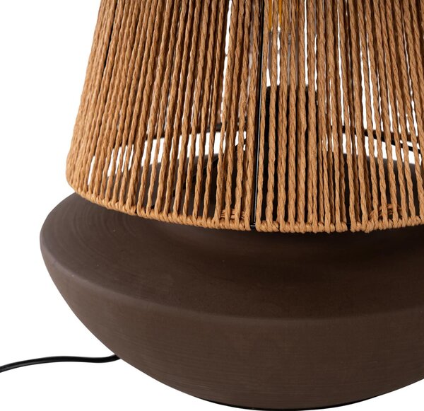 MUZZA Stolová lampa BERIS prírodná