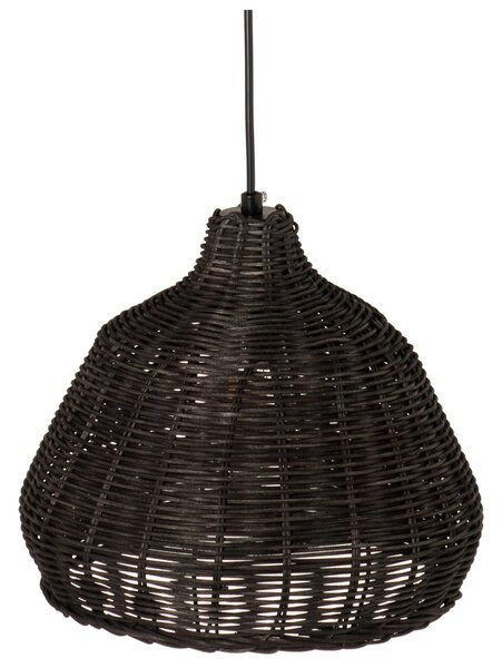 MUZZA Závesná lampa RASER Ø 30 cm čierna