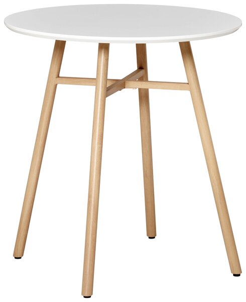 JEDÁLENSKÝ STÔL, biela, farba duba, 70/70/75 cm Carryhome - Stoly