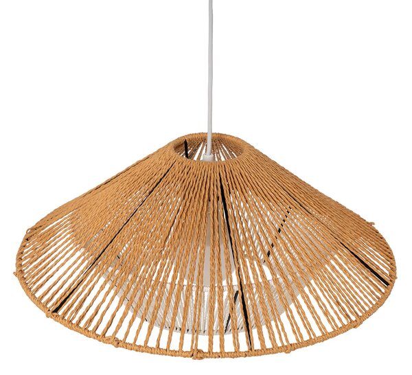 MUZZA Závesná lampa TALI Ø 50 cm prírodná