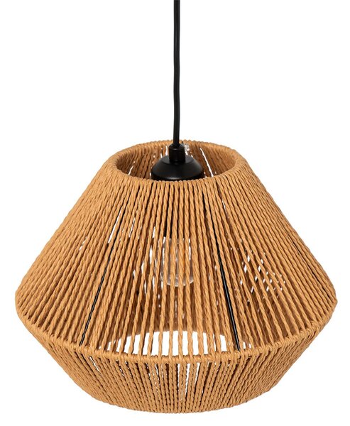 MUZZA Závesná lampa LIONTIN Ø 18 cm prírodná