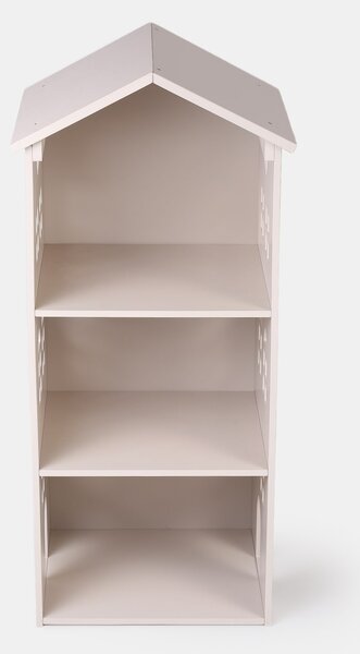 Sinsay - Trojposchodová polica v tvare domu - telová