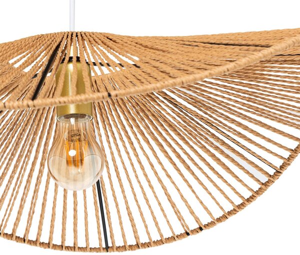MUZZA Závesná lampa OMBAK Ø 61 cm prírodná