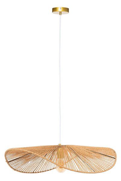 MUZZA Závesná lampa OMBAK Ø 61 cm prírodná