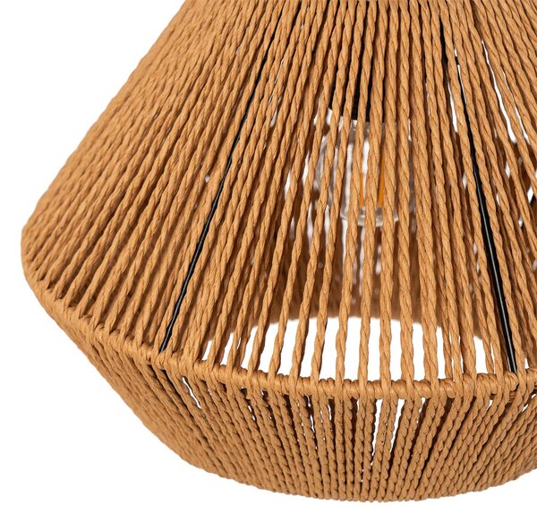 MUZZA Závesná lampa LIONTIN Ø 18 cm prírodná