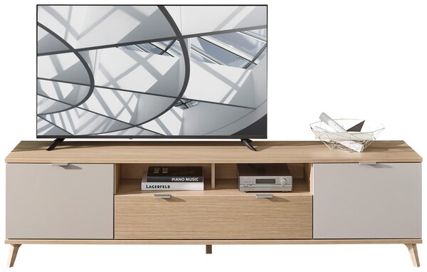 SKRINKA POD TV, farba duba, kašmírová, 210/56/44 cm Stylife - TV nábytok