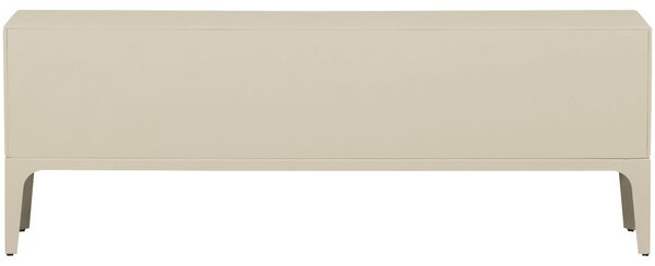 MUZZA TV stolík MEREG 160 x 57 cm biely