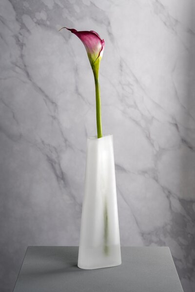 VÁZA, sklo, 34 cm Leonardo - Vázy