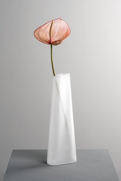 VÁZA, sklo, 42 cm Leonardo - Vázy