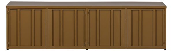 MUZZA TV stolík VELEL 160 x 44 cm horčicový