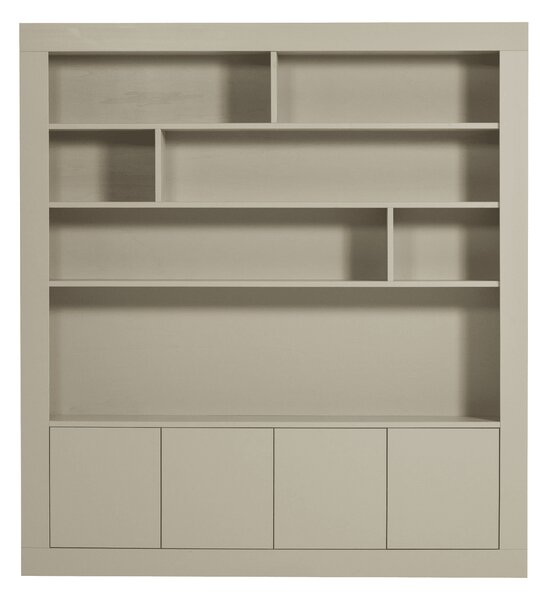MUZZA Knižnica RECOLA 210 x 229 cm béžová