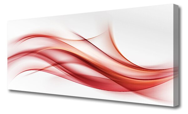 Obraz Canvas Červená abstrakcia umenie 125x50 cm
