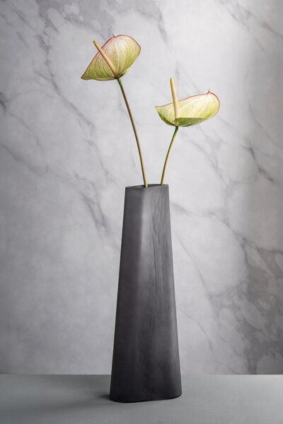 VÁZA, sklo, 42 cm Leonardo - Vázy