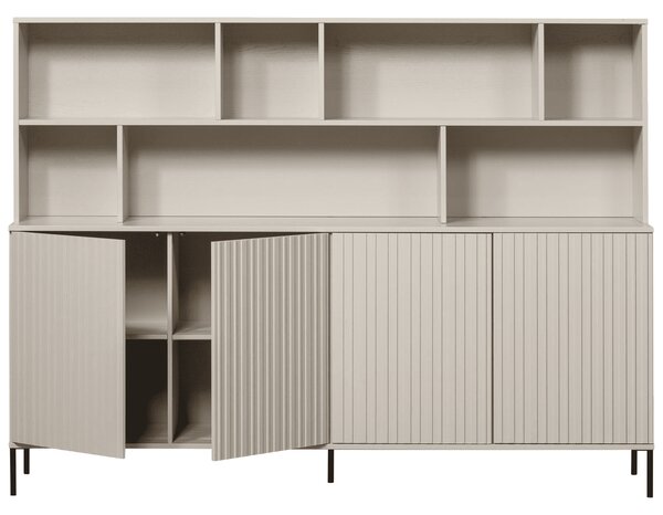 MUZZA Kabinet GRAVURE 200 x 150 cm béžový