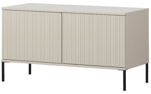 MUZZA TV stolík GRAVURE 100 x 56 cm béžový