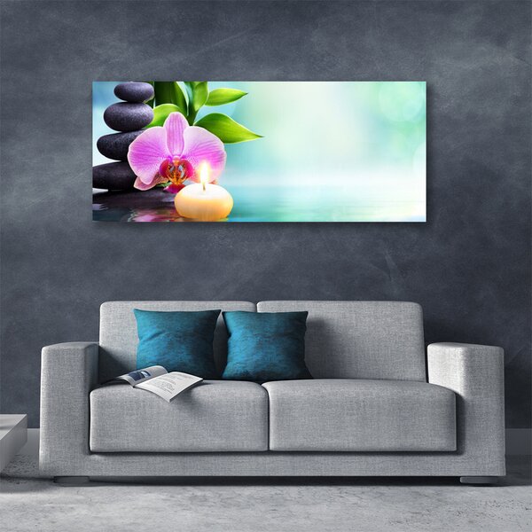 Obraz Canvas Bambus kamene zen umenie 125x50 cm