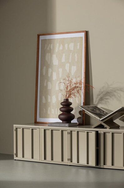 MUZZA TV stolík VELEL 160 x 44 cm béžový