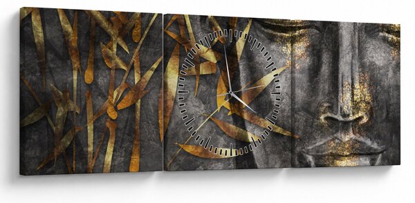 Obraz - Zjednotenie múdrostí (s hodinami) (90x30 cm)