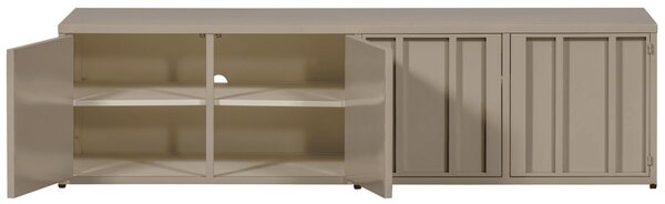 MUZZA TV stolík VELEL 160 x 44 cm béžový