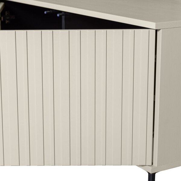 MUZZA TV stolík GRAVURE 150 x 56 cm béžový