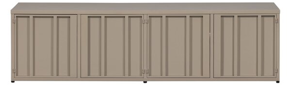 MUZZA TV stolík VELEL 160 x 44 cm béžový