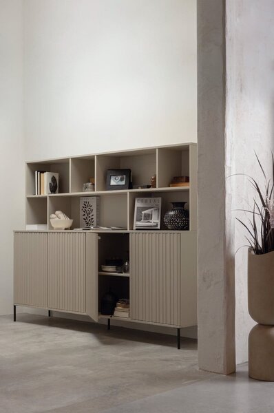 MUZZA Kabinet GRAVURE 200 x 150 cm béžový