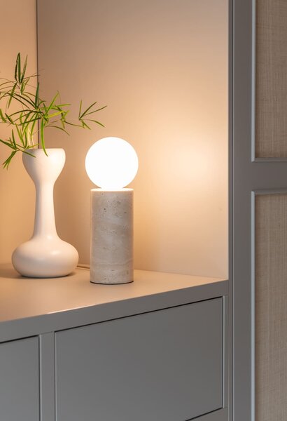MUZZA Stolná lampa LITOV biela